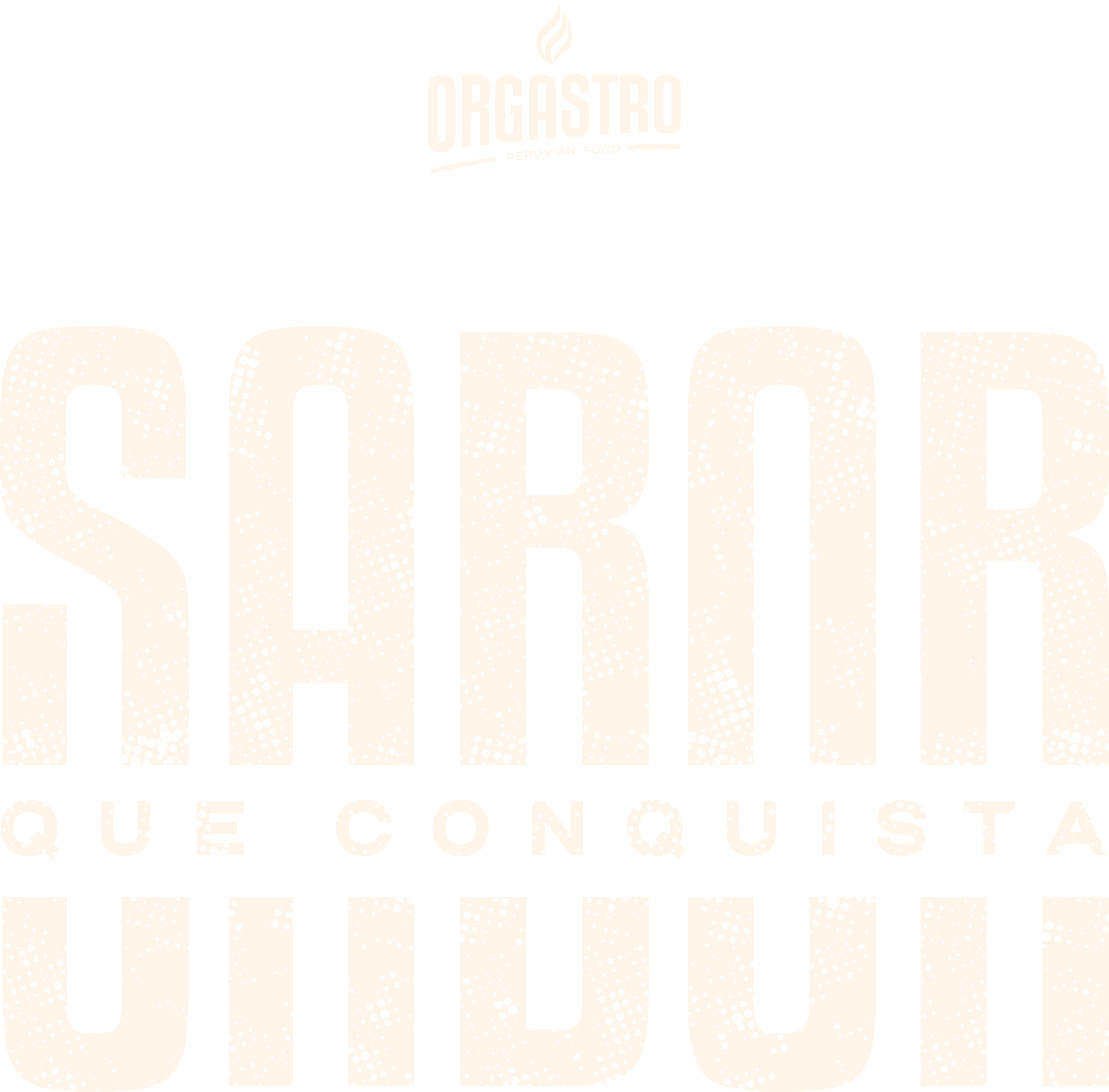 Pegatina "Sabor que conquista" de Orgastro BCN